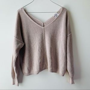 Hippie Rose Button Up Back Sweater